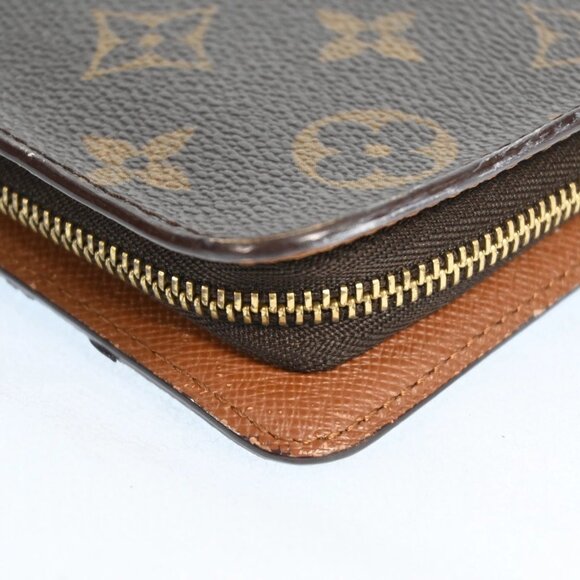 Authentic Louis Vuitton Zippy Browns Monogram Wallet bsj161-121125 - Picture 8 of 16
